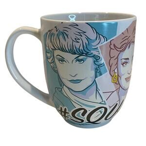 Golden Girls Coffee Mug SQUAD GOALS Pastel Pop Portraits ZAK Betty White 80s TV